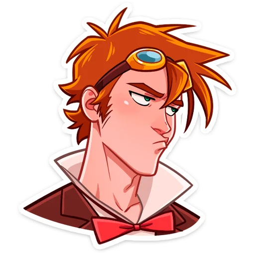 😔 Стикер «Стим • Steam boy» для Telegram
