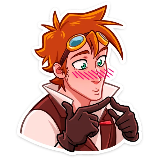 ☺ Стикер «Стим • Steam boy» для Telegram