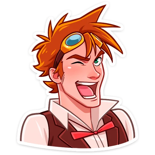 😉 Стикер «Стим • Steam boy» для Telegram