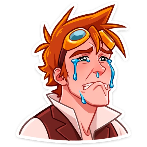 😔 Стикер «Стим • Steam boy» для Telegram