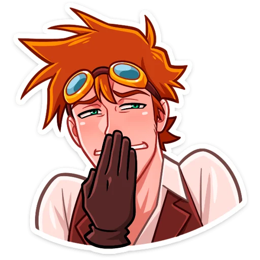 😔 Стикер «Стим • Steam boy» для Telegram