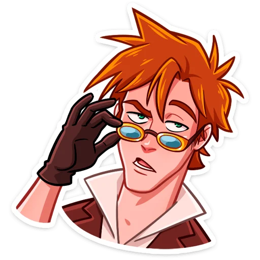 😎 Стикер «Стим • Steam boy» для Telegram