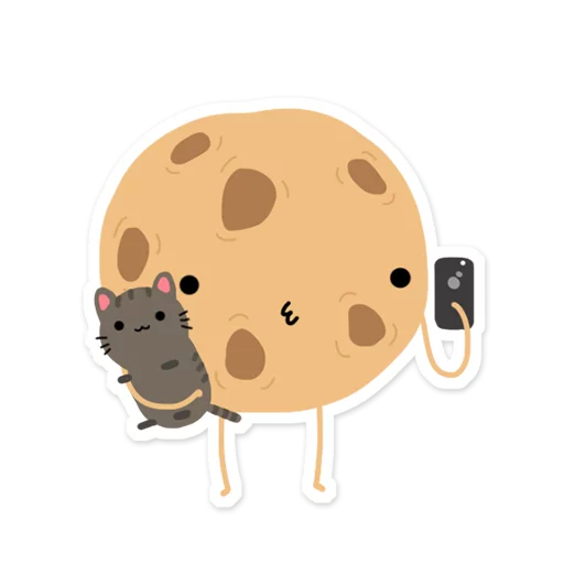 😗 Стикер «Cookies» для Telegram