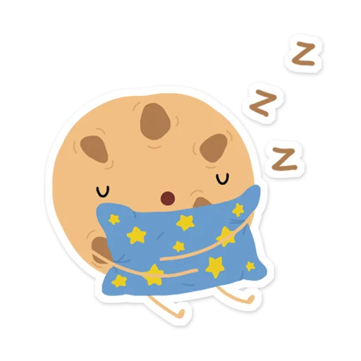😴 Стикер «Cookies» для Telegram