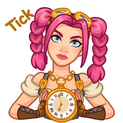🕰 Стикер «Steamy Julia» для Telegram