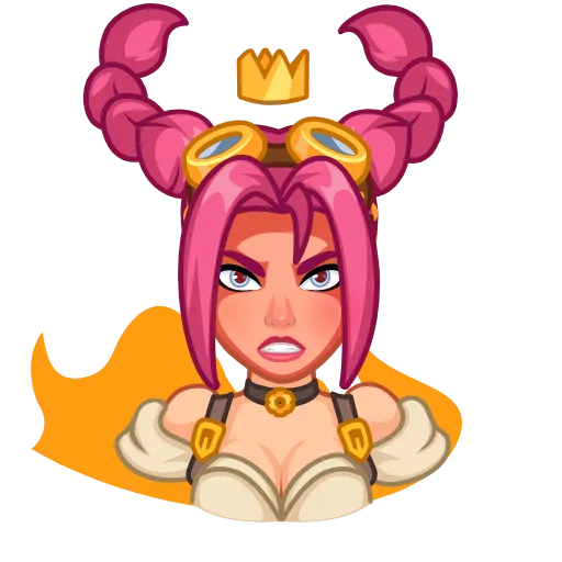 😠 Эмодзи «Steamy Julia» для Telegram