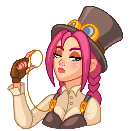 🧐 Эмодзи «Steamy Julia» для Telegram