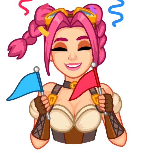 🥳 Эмодзи «Steamy Julia» для Telegram