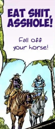🐎 Стикер «Steel ball run» для Telegram