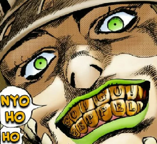 😬 Стикер «Steel ball run» для Telegram