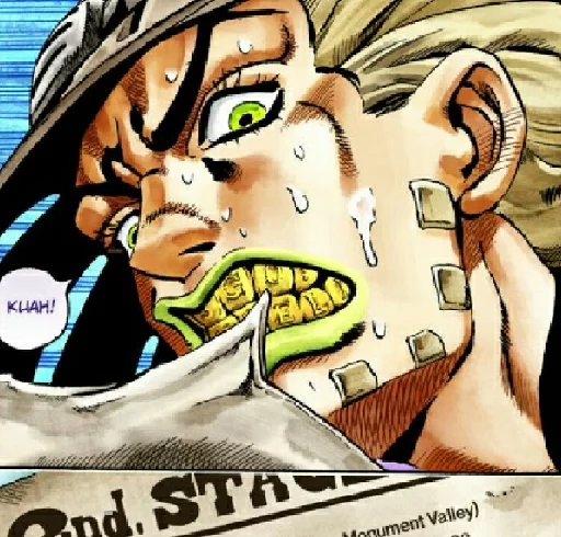 😡 Стикер «Steel ball run» для Telegram