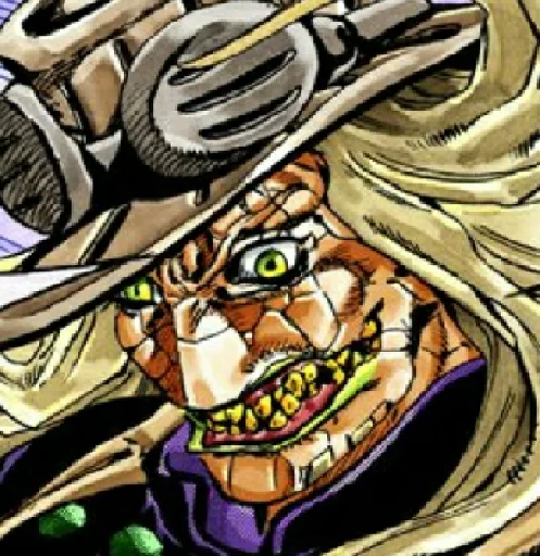 😖 Стикер «Steel ball run» для Telegram