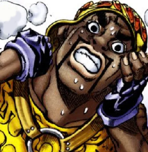 😱 Стикер «Steel ball run» для Telegram