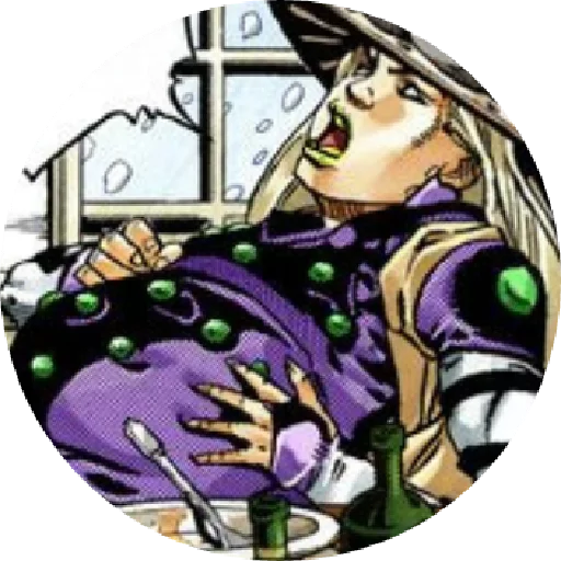 🍽 Стикер «Steel ball run» для Telegram