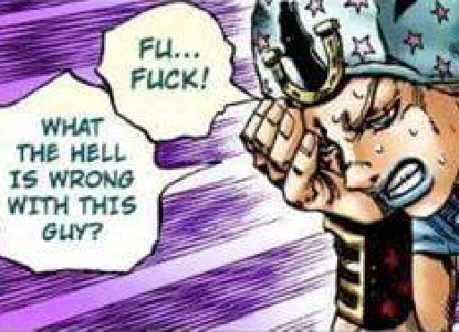 🙄 Стикер «Steel ball run» для Telegram