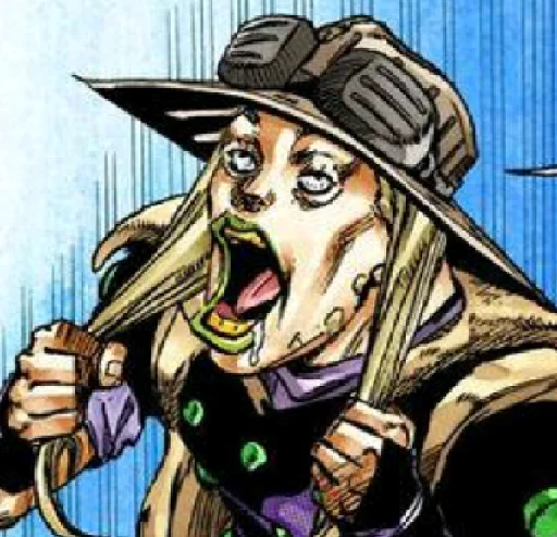 😱 Стикер «Steel ball run» для Telegram