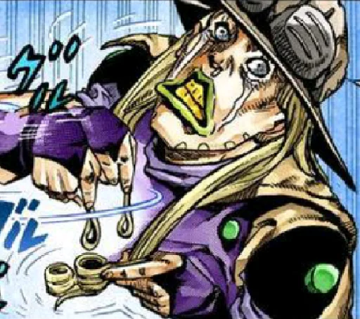 😱 Стикер «Steel ball run» для Telegram