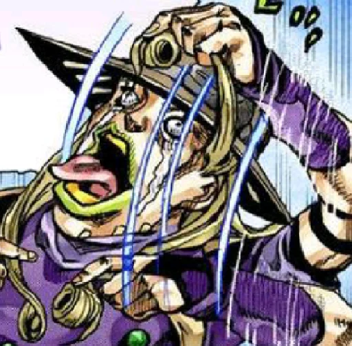 😱 Стикер «Steel ball run» для Telegram