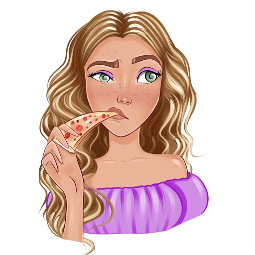 🍕 Стикер «Стефи» для Telegram