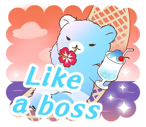 😎 Стикер «RINE» для Telegram