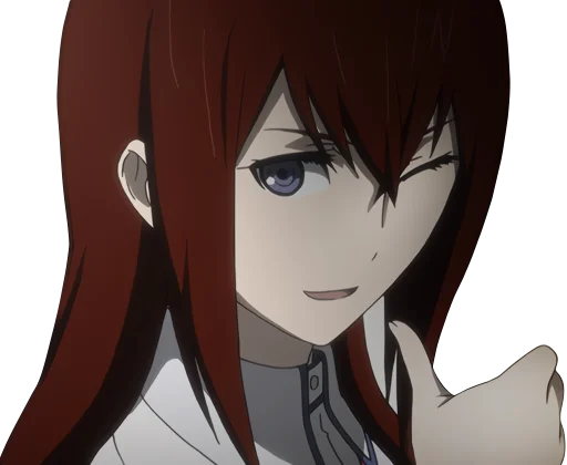 👍 Стикер «Steins;Gate» для Telegram