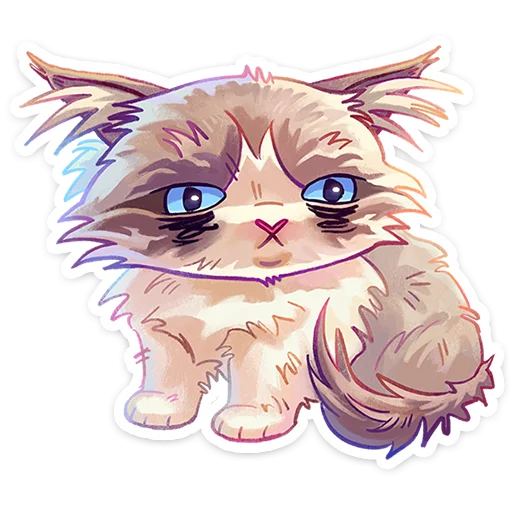 😽 Стикер «Стелла без надписей» для Telegram