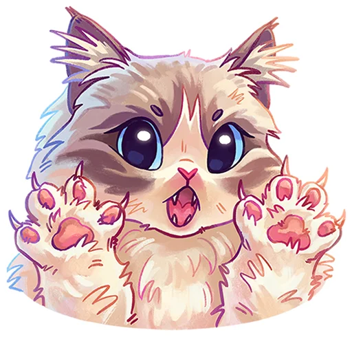 😈 Стикер «Стелла без надписей» для Telegram