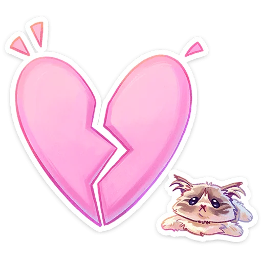 💔 Стикер «Стелла без надписей» для Telegram