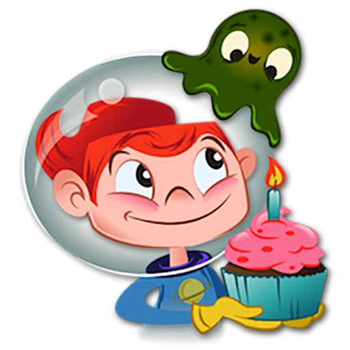 🎂 Стикер «Stella Supernova» для Telegram