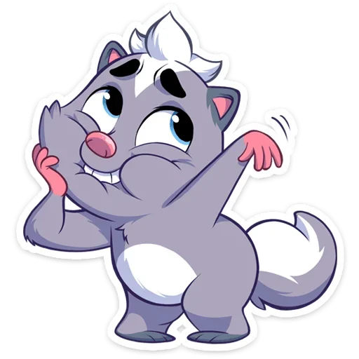 ☺️ Стикер «Скунс Стёпа» для Telegram