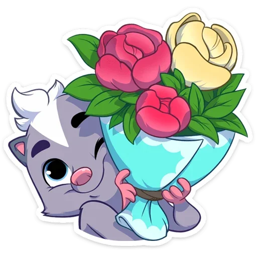 💐 Стикер «Скунс Стёпа» для Telegram
