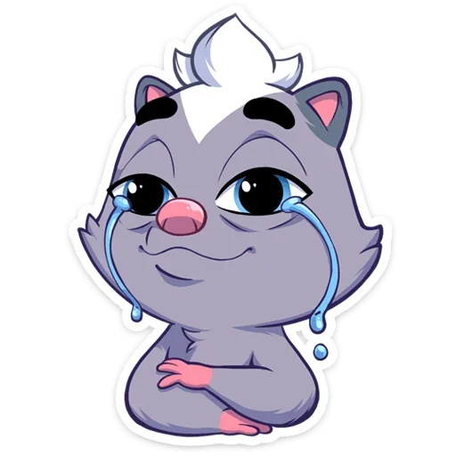 😭 Стикер «Скунс Стёпа» для Telegram