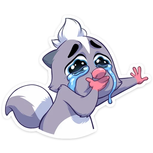 😭 Стикер «Скунс Стёпа» для Telegram