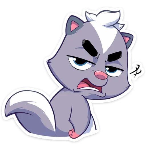 😤 Стикер «Скунс Стёпа» для Telegram