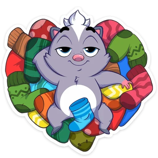 ☺️ Стикер «Скунс Стёпа» для Telegram