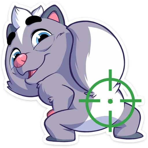 🎲 Стикер «Скунс Стёпа» для Telegram