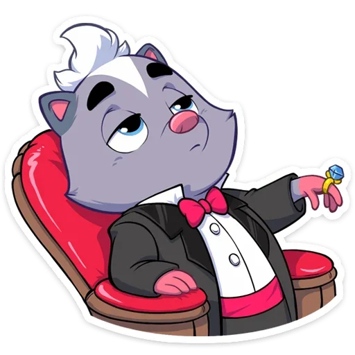 😎 Стикер «Скунс Стёпа» для Telegram