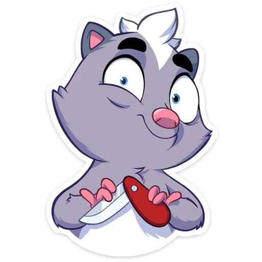 🔪 Стикер «Скунс Стёпа» для Telegram