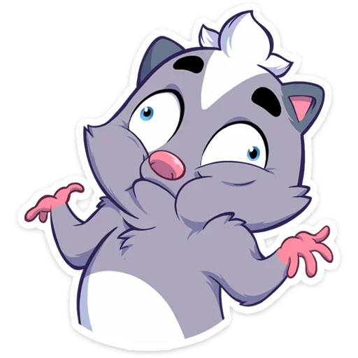 🤷‍♂️ Стикер «Скунс Стёпа» для Telegram