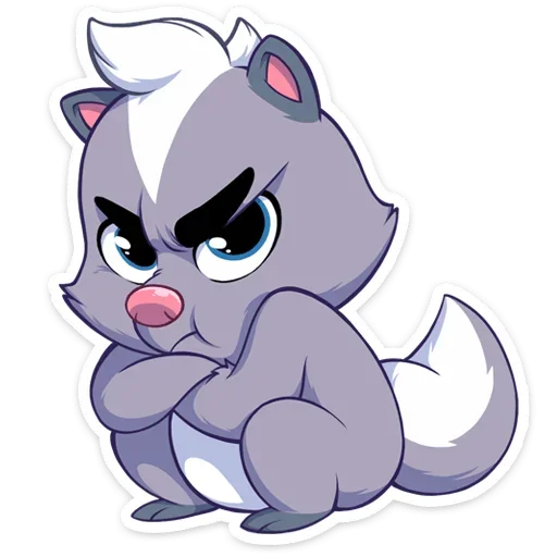 😡 Стикер «Скунс Стёпа» для Telegram