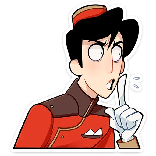 🤫 Стикер «Степан» для Telegram