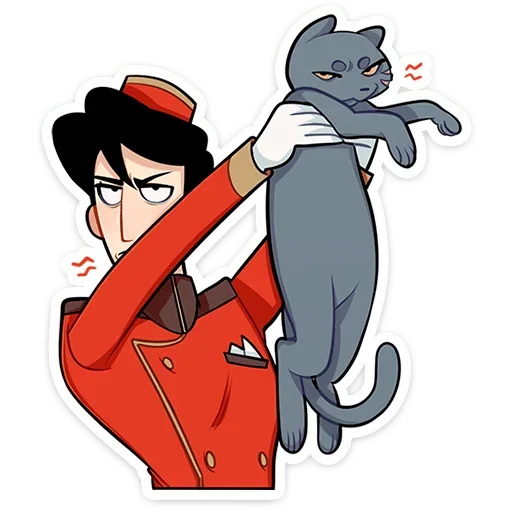 🐈‍⬛ Стикер «Степан» для Telegram
