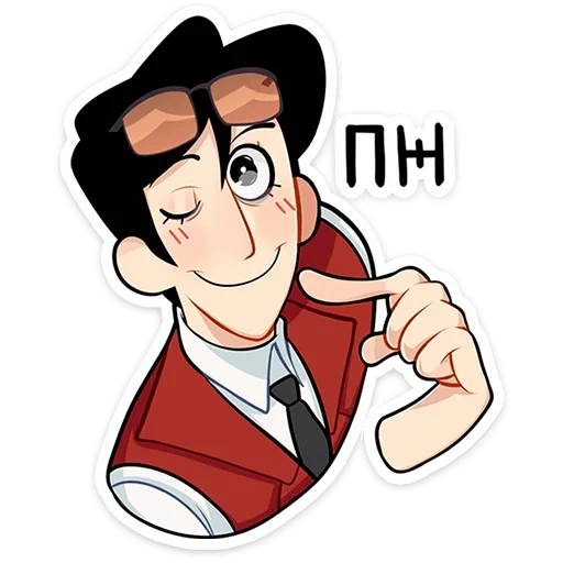 😉 Стикер «Степан» для Telegram
