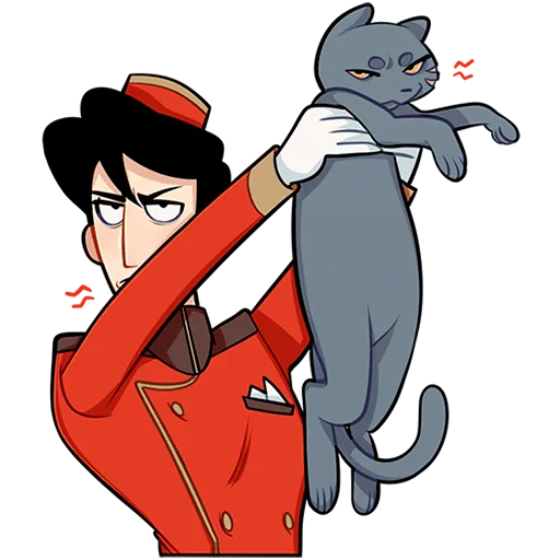 🐈‍⬛ Стикер «Степан Без текста» для Telegram