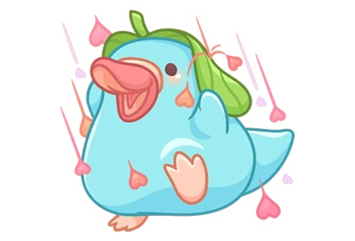 💕 Стикер «Отклонёнки - Утконос Стёпа» для Telegram
