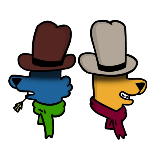 😎 Стикер «Стив и Гари» для Telegram