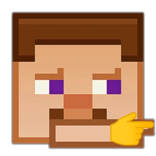 🔳 Стикер «Steve» для Telegram