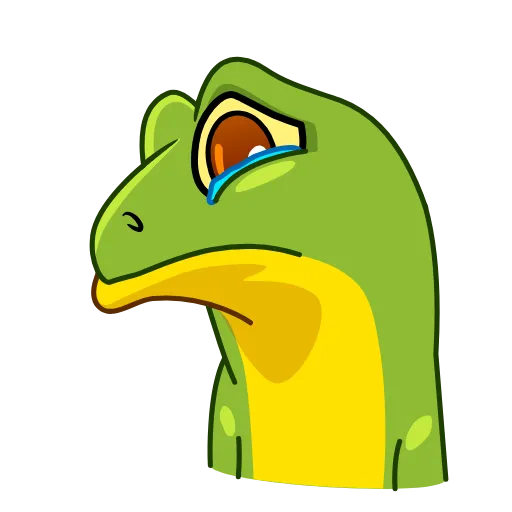 😢 Стикер «Stevie the Lizard» для Telegram