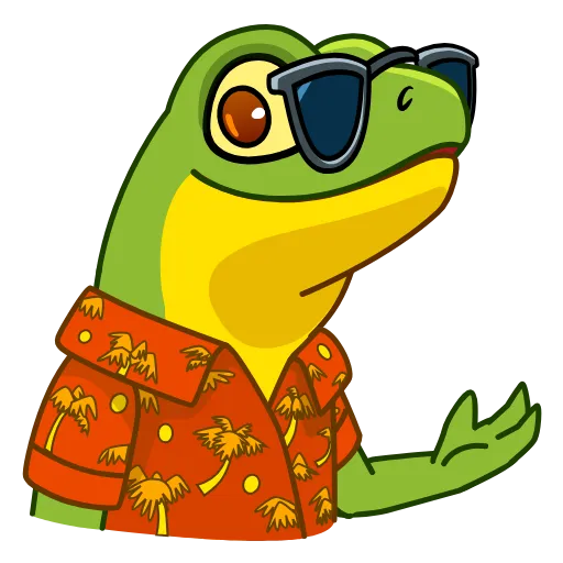 😉 Стикер «Stevie the Lizard» для Telegram