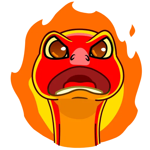 🤬 Стикер «Stevie the Lizard» для Telegram